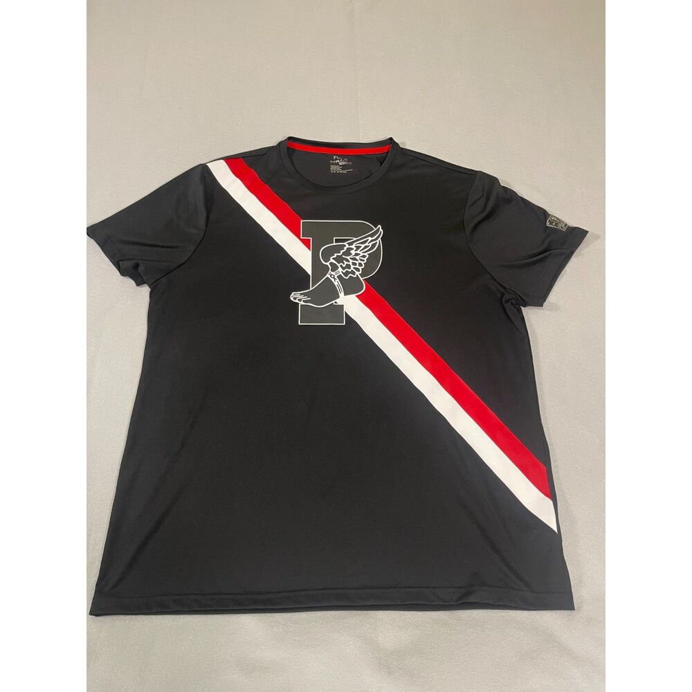 Polo Ralph Lauren Performance Graphic T-Shirt Black Red White Men’s XL